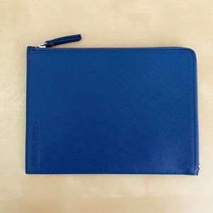 NWT Opening Ceremony Blue Clutch Pouch Bag